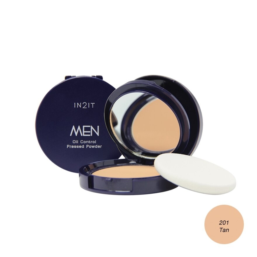 Men Oil Control Pressed Powder Tan MOPM201