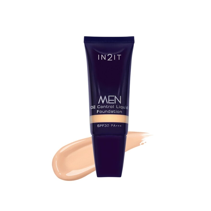 Men Oil Control Liquid Foundation SPF30 PA+++ Sand MOQM101