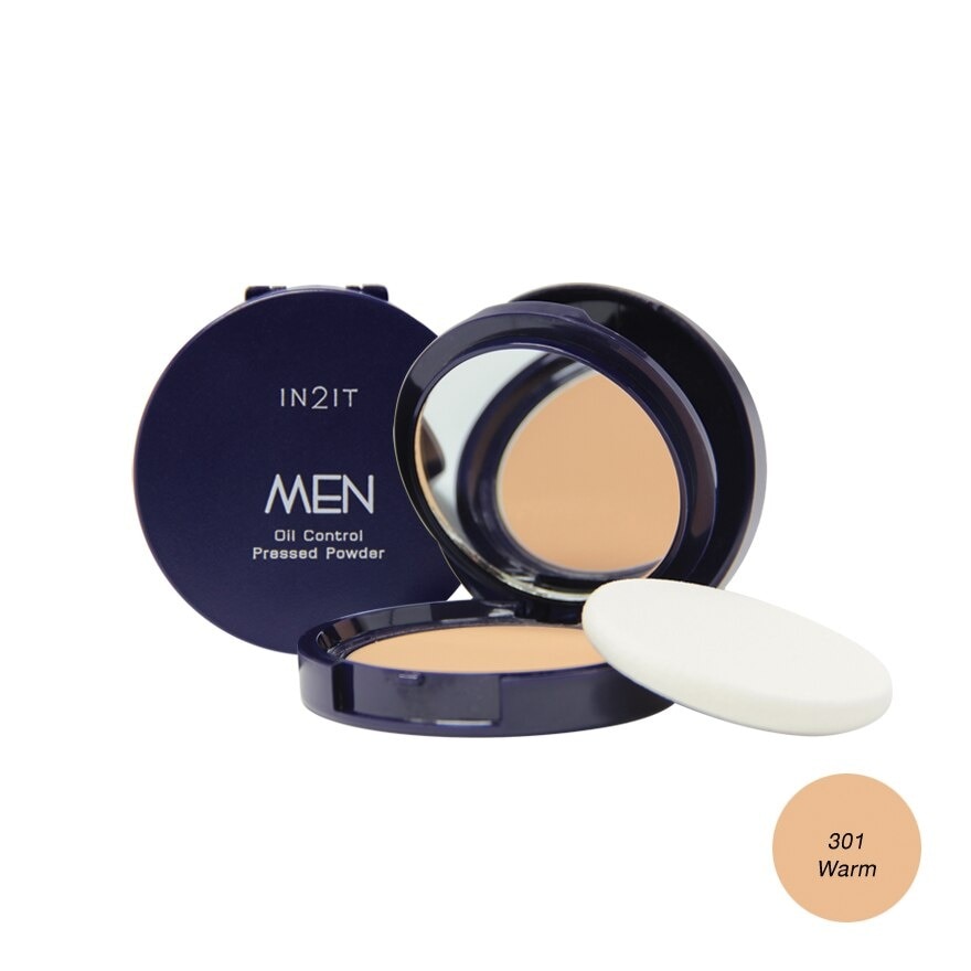 Men Oil Control Pressed Powder Warm MOPM301