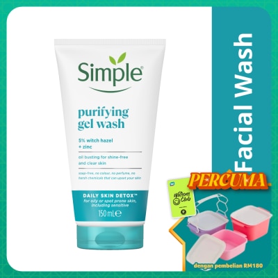 SIMPLE - Daily Skin Detox Purifying Facial Wash 150ml