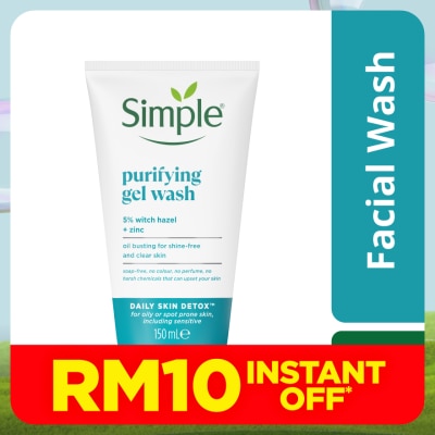 SIMPLE Daily Skin Detox Purifying Facial Wash 150ml