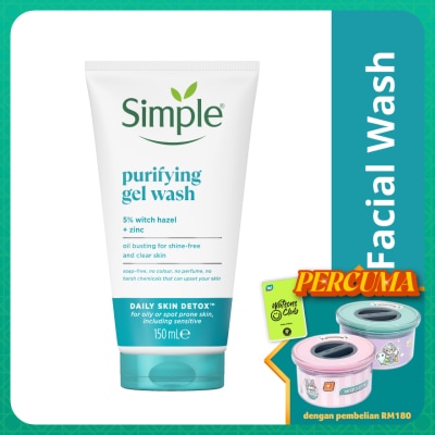 SIMPLE Daily Skin Detox Purifying Facial Wash 150ml