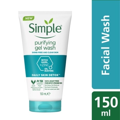 SIMPLE Daily Skin Detox Purifying Facial Wash 150ml