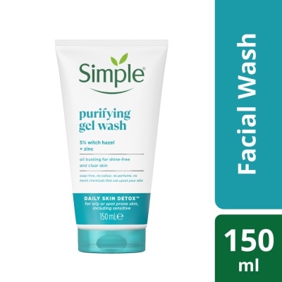 SIMPLE Daily Skin Detox Purifying Facial Wash 150ml