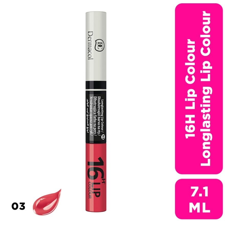 DERMACOL 16H 2in1 Longlasting Lip Colour