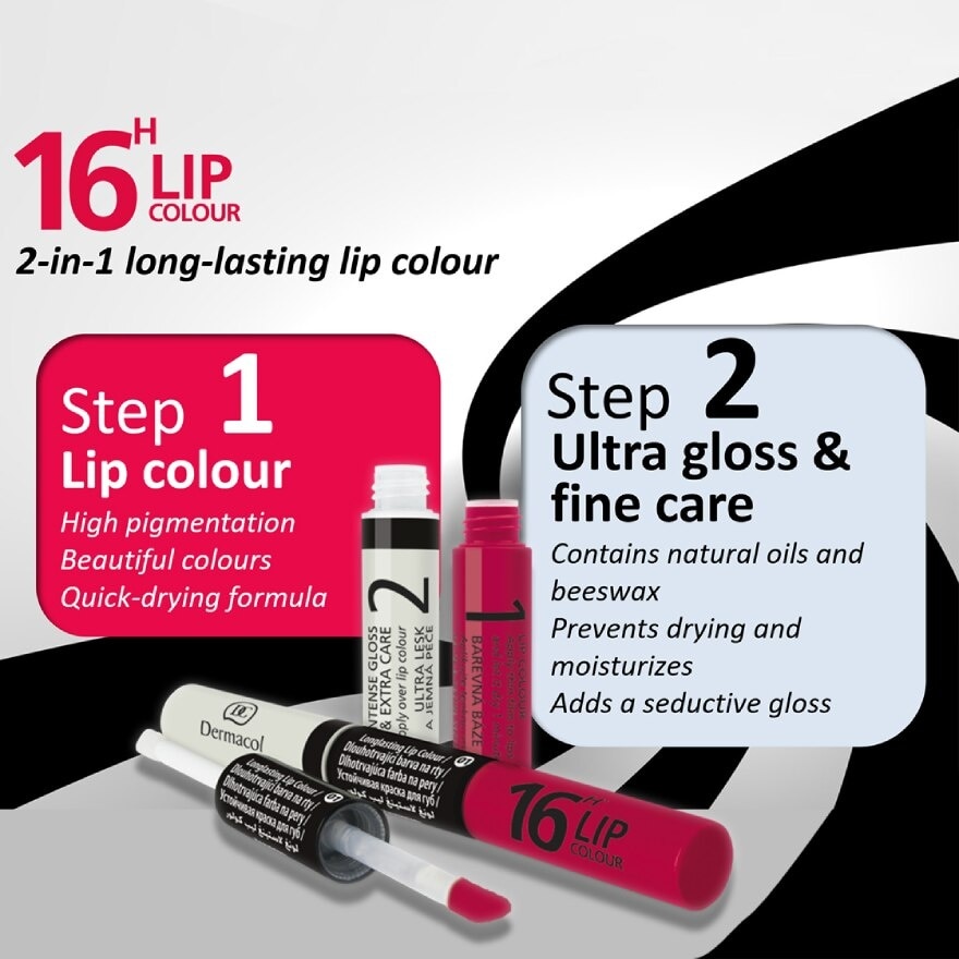 16H 2in1 Longlasting Lip Colour No. 3