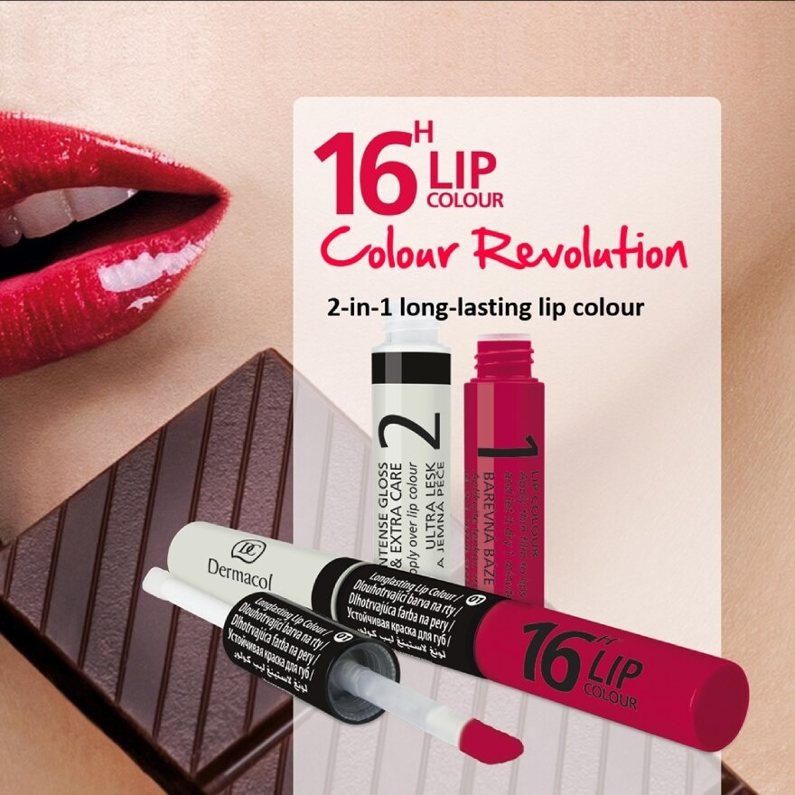 16H 2in1 Longlasting Lip Colour No. 3