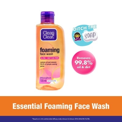 CLEAN & CLEAR Foam Facial Wash 100ml