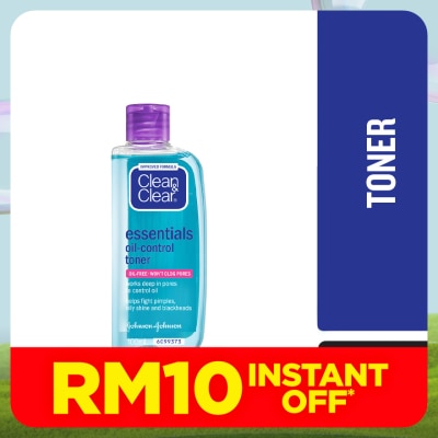CLEAN & CLEAR Essentials Oil-control Toner 100ml