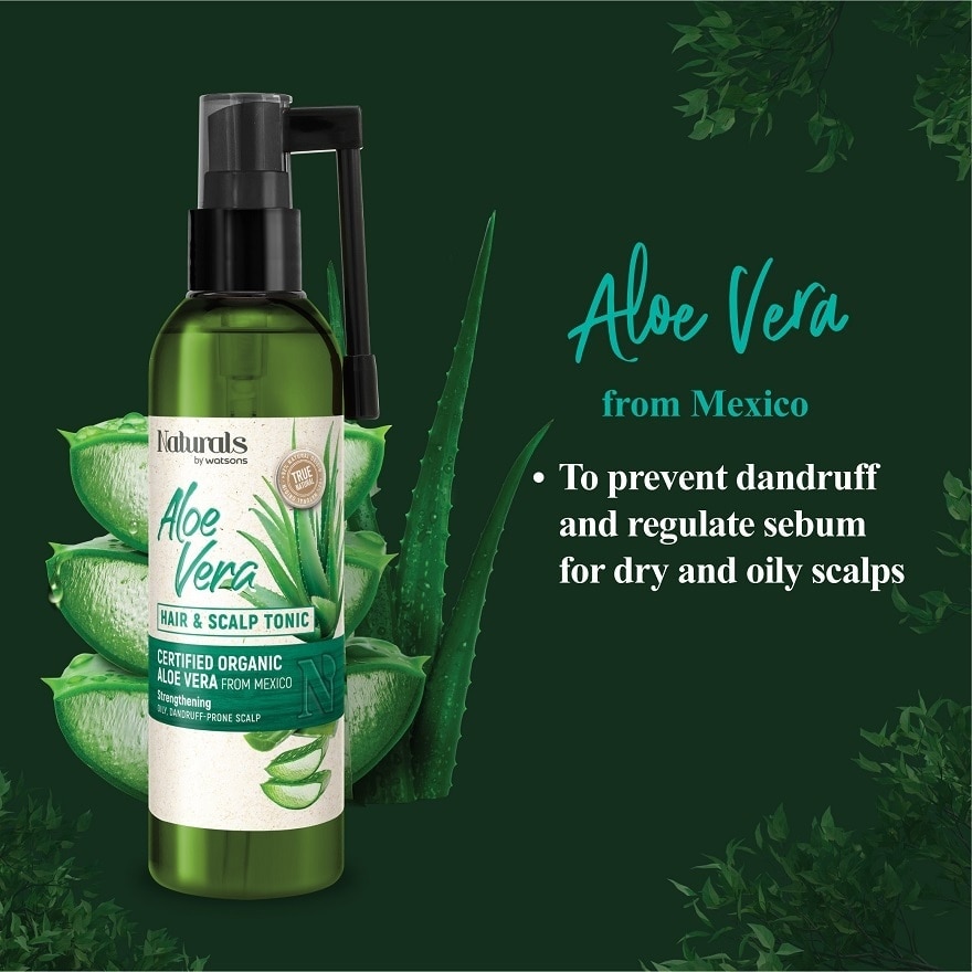 Aloe Vera Hair & Scalp Tonic 120ml