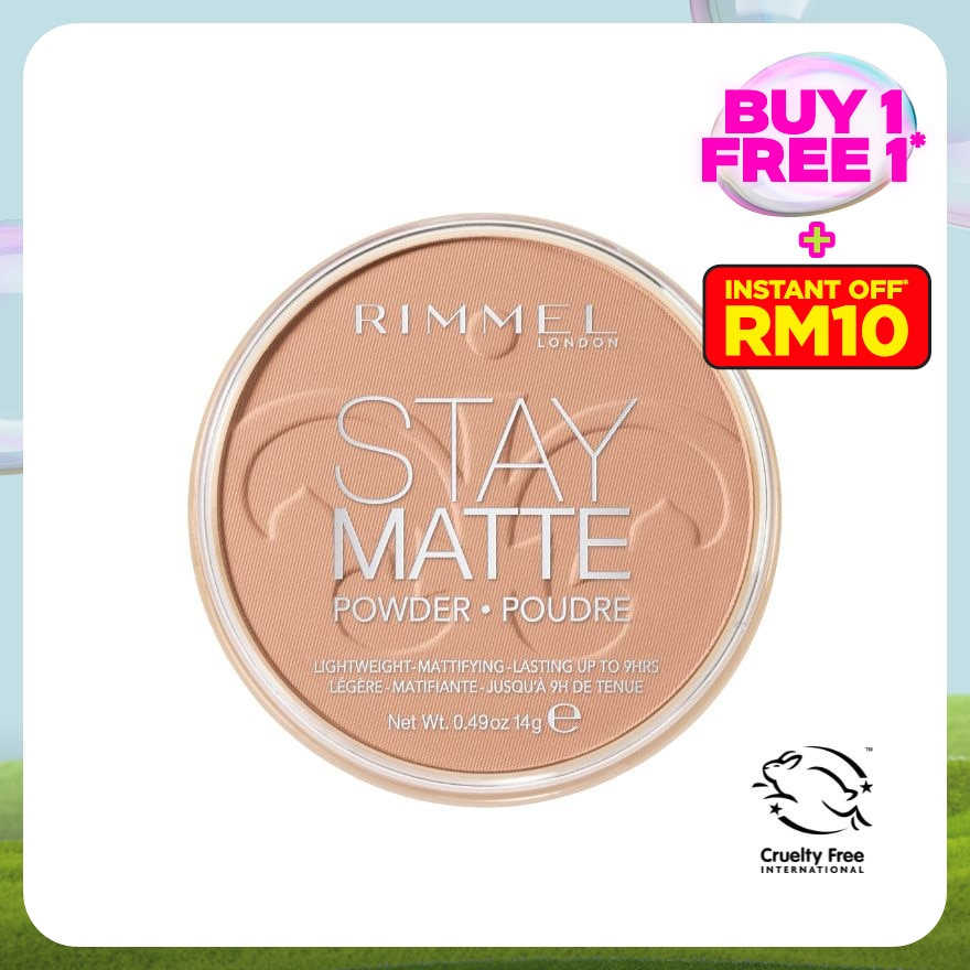 RIMMEL Long Lasting Pressed Powder #010 W Honey