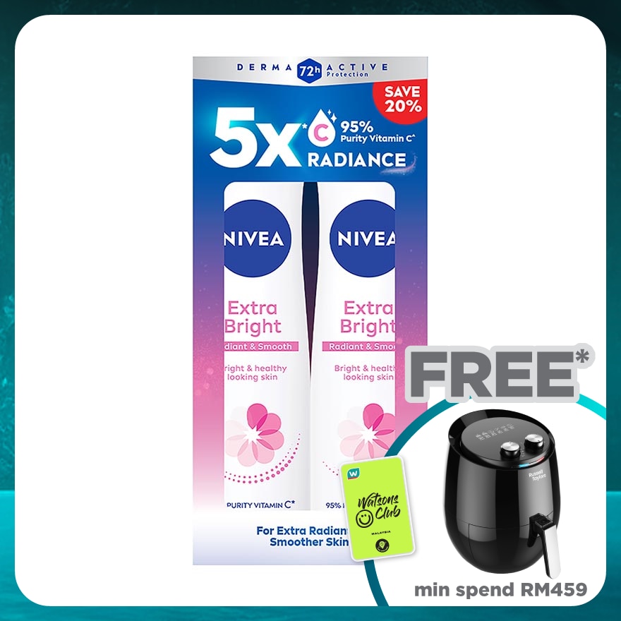 Deodorant Extra Bright Spray TWP 2x150ml