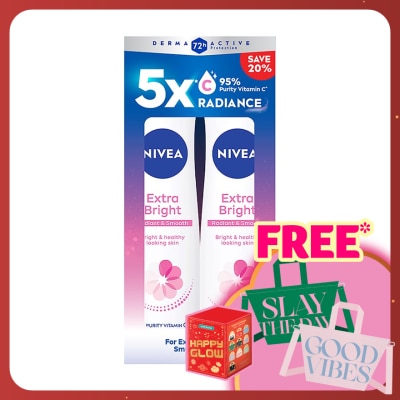 NIVEA Deodorant Extra Bright Spray TWP 2x150ml