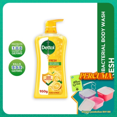 DETTOL - Body Wash Fresh Yuzu Citrus 950g