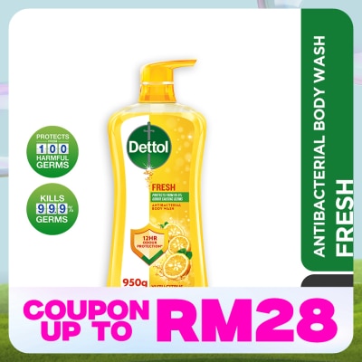 DETTOL Body Wash Fresh Yuzu Citrus 950g