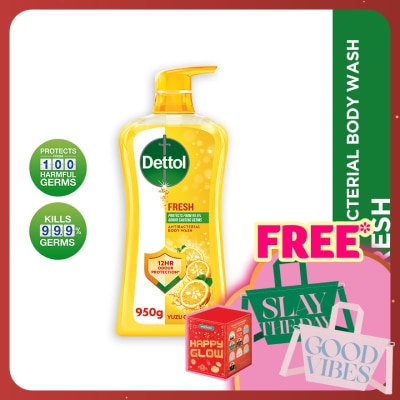 DETTOL Body Wash Fresh Yuzu Citrus 950g