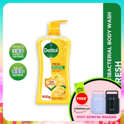 DETTOL - Body Wash Fresh Yuzu Citrus 950g
