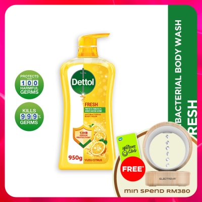 DETTOL - Body Wash Fresh Yuzu Citrus 950g