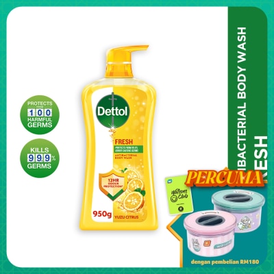 DETTOL Body Wash Fresh Yuzu Citrus 950g