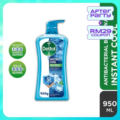 DETTOL Body Wash Instant Cool Mint & Sea Minerals 950g
