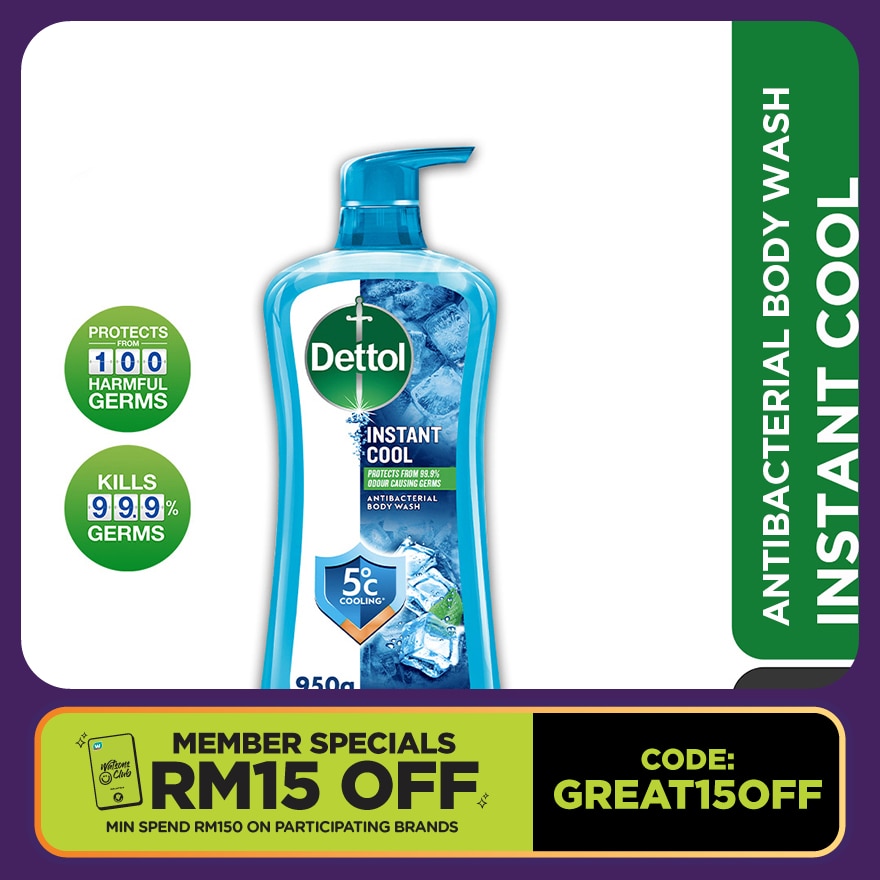 Body Wash Instant Cool Mint & Sea Minerals 950g