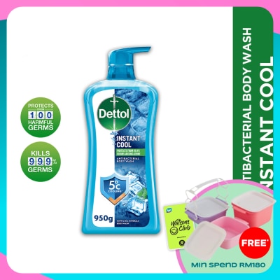 DETTOL Body Wash Instant Cool Mint & Sea Minerals 950g