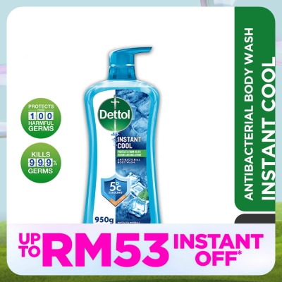 DETTOL Body Wash Instant Cool Mint & Sea Minerals 950g