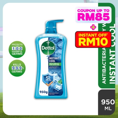 DETTOL Body Wash Instant Cool Mint & Sea Minerals 950g