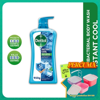 DETTOL - Body Wash Instant Cool Mint & Sea Minerals 950g