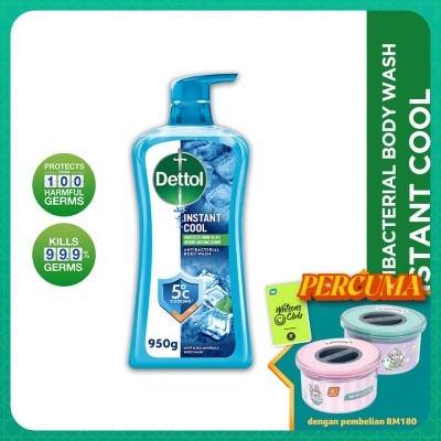 DETTOL Body Wash Instant Cool Mint & Sea Minerals 950g