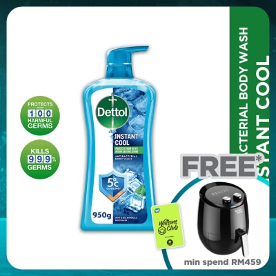 DETTOL Body Wash Instant Cool Mint & Sea Minerals 950g