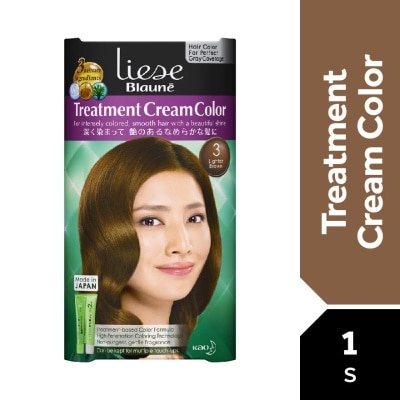 LIESE Hair Treatment Cream Color Lighter Brown 1'S