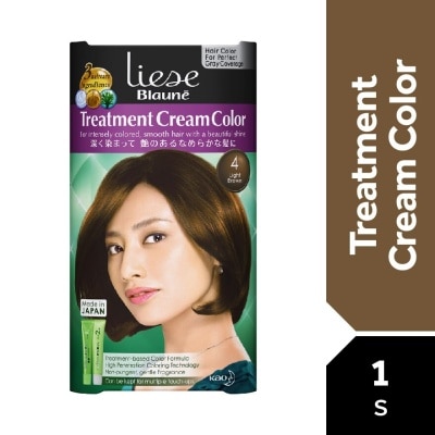 LIESE Hair Treatment Cream Color Light Brown 1'S