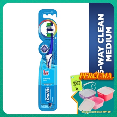 ORAL-B - Complete 5 Way Clean Medium Toothbrush 1's