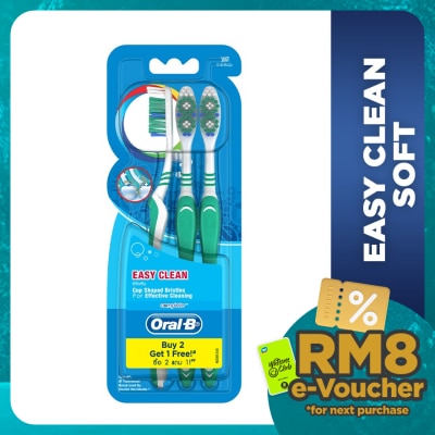 ORAL-B Complete Easy Clean Soft Toothbrush 3's