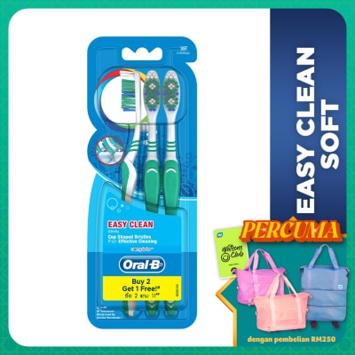 ORAL-B Complete Easy Clean Soft Toothbrush 3's