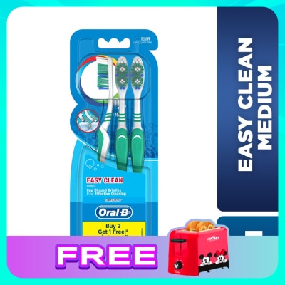 ORAL-B Complete Easy Clean Medium Toothbrush 3's