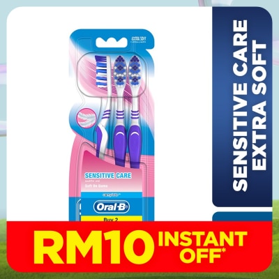 ORAL-B Complete Sensitive Care Toothbrush 3's