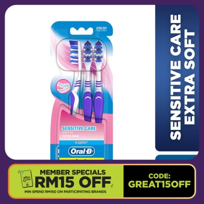 ORAL-B Complete Sensitive Care Toothbrush 3's