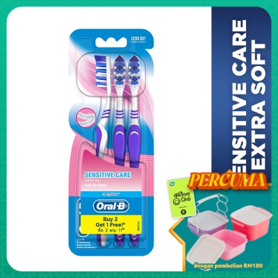 ORAL-B - Complete Sensitive Care Toothbrush 3's