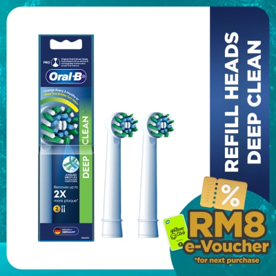ORAL-B Deep Clean Brush Head Refill 2s
