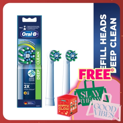 ORAL-B Deep Clean Brush Head Refill 2s