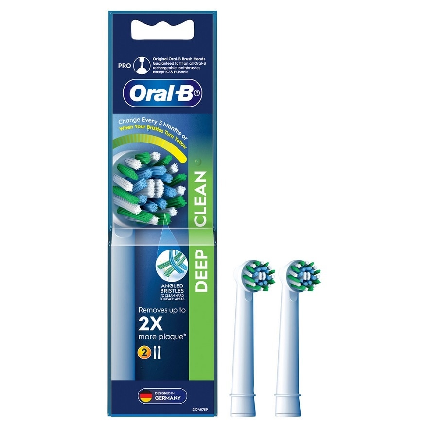 Deep Clean Brush Head Refill 2s