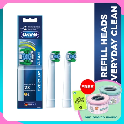 ORAL-B Everyday Clean Brush Head Refill 2s
