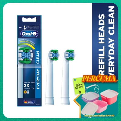 ORAL-B - Everyday Clean Brush Head Refill 2s