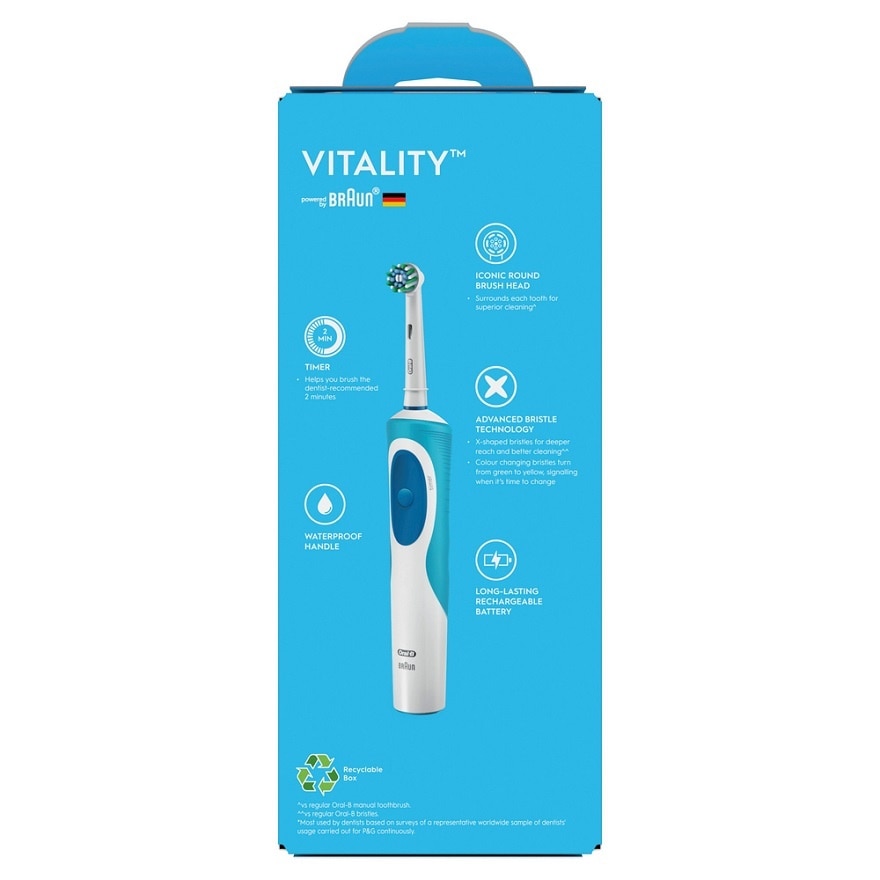 Power Toothbrush Vitality D12 Cross Action 1S