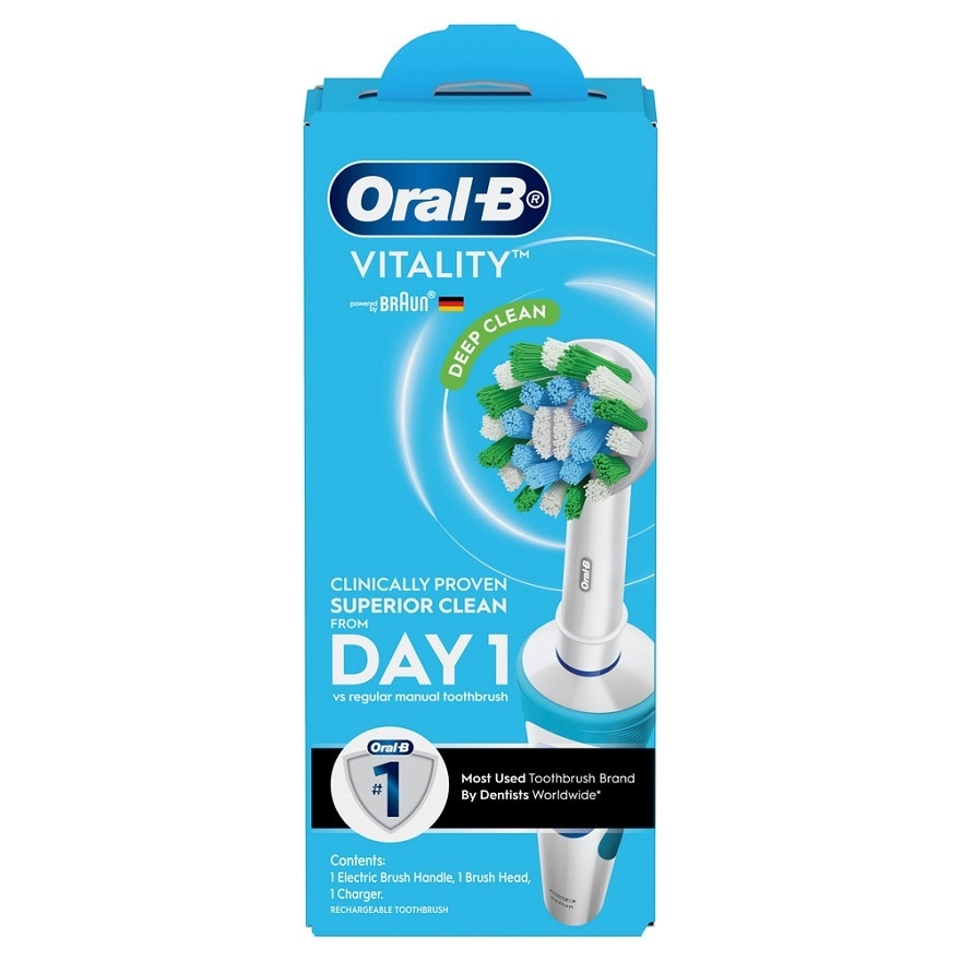 Power Toothbrush Vitality D12 Cross Action 1S