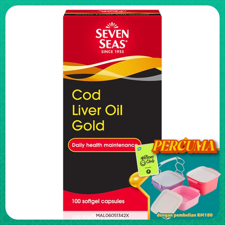 Cod Liver Oil Gold 100's