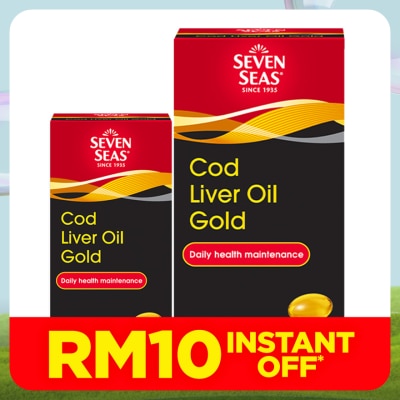 SEVEN SEAS Cod Liver Oil Gold 500's + 100's