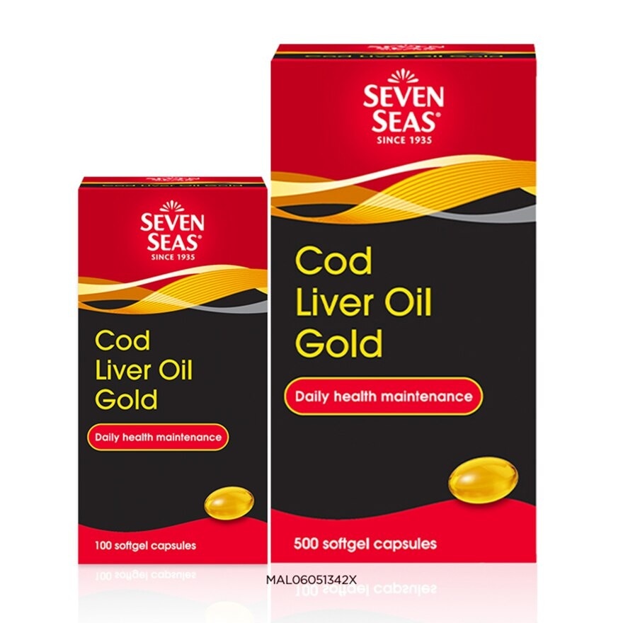 Cod Liver Oil Gold 500's + 100's